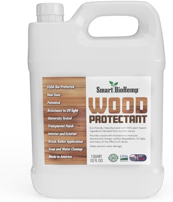 Plant-Powered 1-Quart Protectant, Protects Wood from Water & UV Rays,