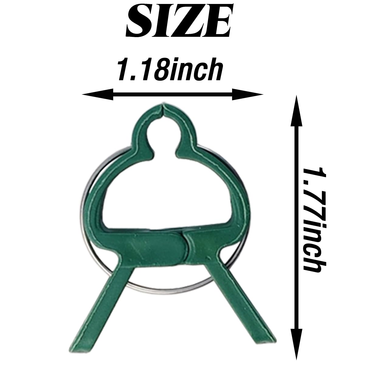ROYHOO 120PCS Plant Support Clips, Gentle Flower Plant Clamps for Supporting Vine Climbing Plants, Gardening Lever Loop Gripper Clips Help Stems Vines Grow Straight Upright