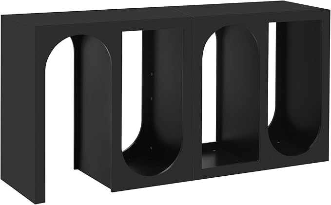 Bookshelf, Modular Storage Shelves Entryway Console Table Organizer