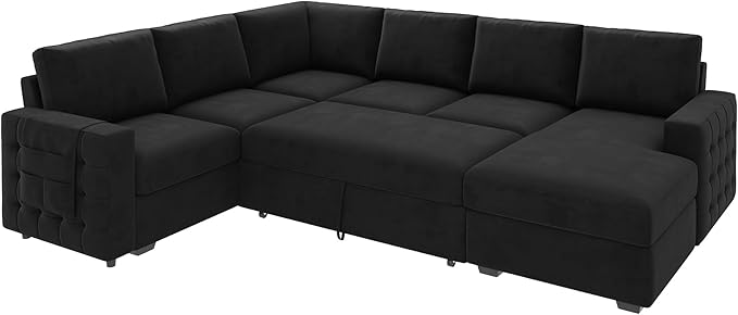HONBAY Sectional Sleeper Sofa