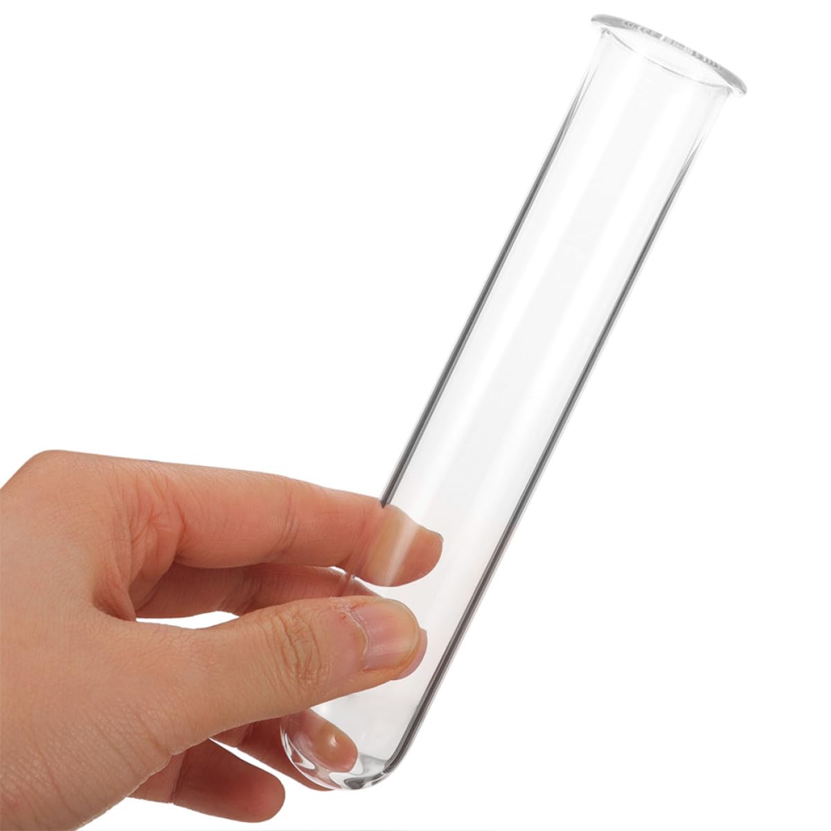 HEMOTON 4pcs Glass Test Tube Hydroponic Plant Tubes 2.5x3x18cm Propagation Vase Set for Wall Mounted and Desktop Terrarium Planter Home Décor