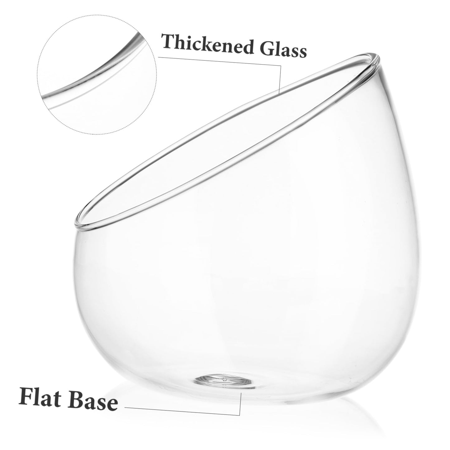 MOTHNUR Micro Landscape Ecological Bottle Transparent Glass Terrarium for Succulent Plants Elegant Decor Durable Eco-Friendly Design Nature Lovers