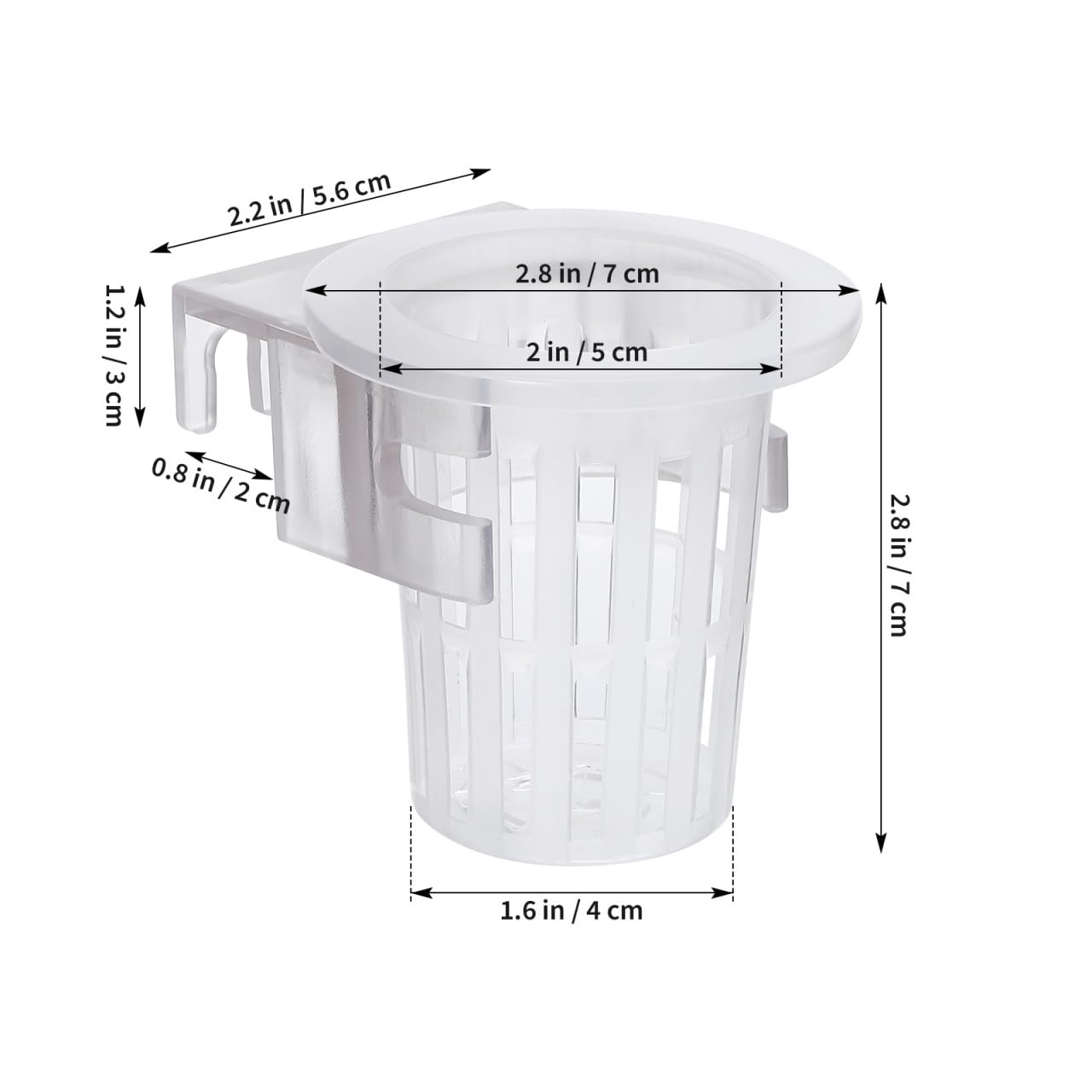 TOYANDONA 4pcs Aquarium Hanging Plant Holder Aquatic Planter Cups for Fish Tank Decoration Water Design for Aquatic Plant Cultivation