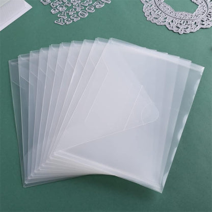 30 Pieces Stamps and Dies Storage Bags Pockets Resealable Plastic Sturdy Storage Envelopes for Die Cuts Stamps Handmade Crafts Storage Crafter Envelope Organizer Holder DIY Scrapbooking 3 Various Size