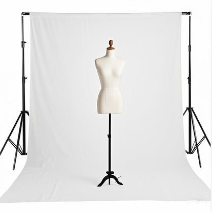 5X7ft Photo Backdrop White Backdrop for Photoshoot, Non-Reflective Soft White Backdrop for Home Studio, Baby Photography, YouTube Content & Live Streaming（only 1x Background）