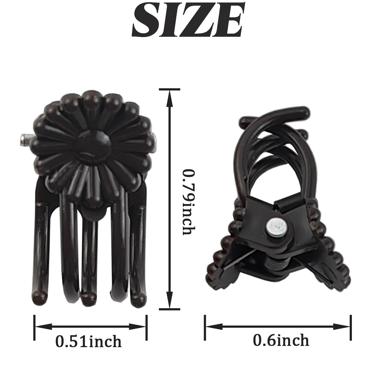 GXXMEI 400PCS Plant Clips, Orchid Clips Plant Orchid Support Clips Flower and Vine Clips for Supporting Stems Vines Grow Upright Dark Brown