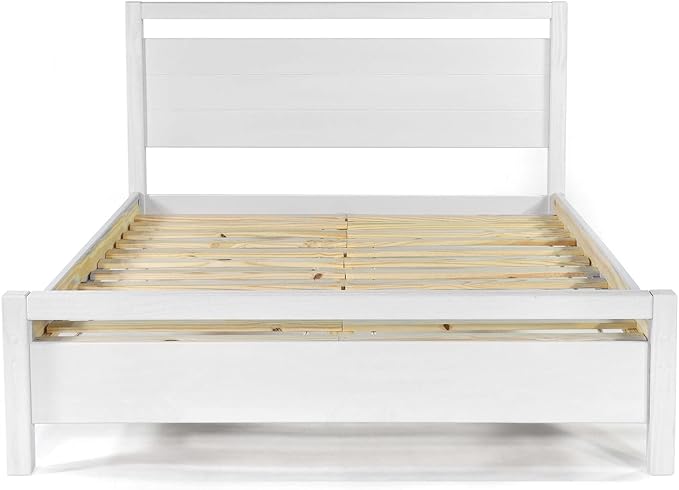 Grain Wood Furniture Loft King Size Solid Wood Bed