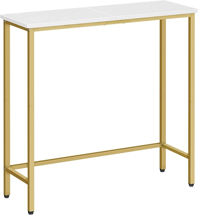 HOOBRO Narrow Console Table, 29.5" Small Entryway Table, Thin Sofa Table
