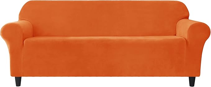 CONRUSER Stretch Sofa Slipcover, Soft Thick Velvet Couch Sofa Cover Furniture