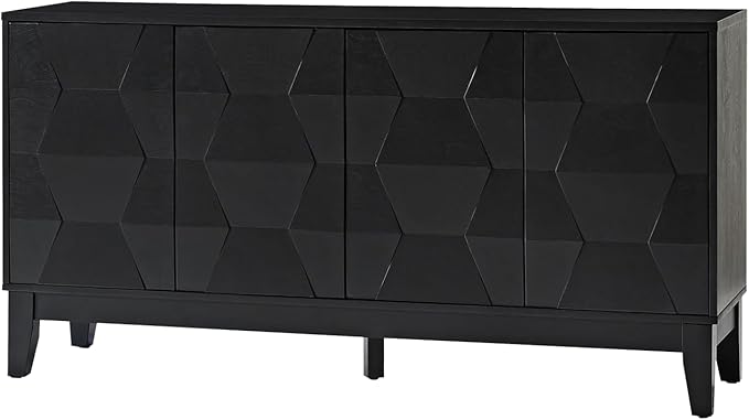 HULALA HOME Mid Century Sideboard Buffet Cabinet