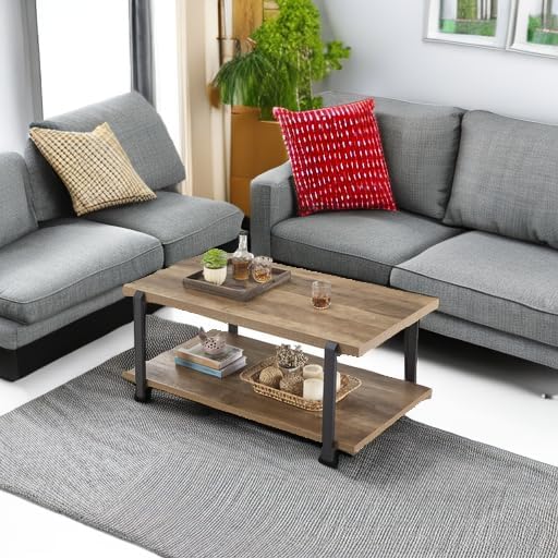 FOLUBAN Industrial Coffee Table