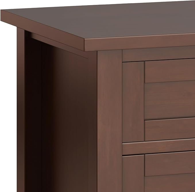 SIMPLIHOME Warm Shaker Bedside Table