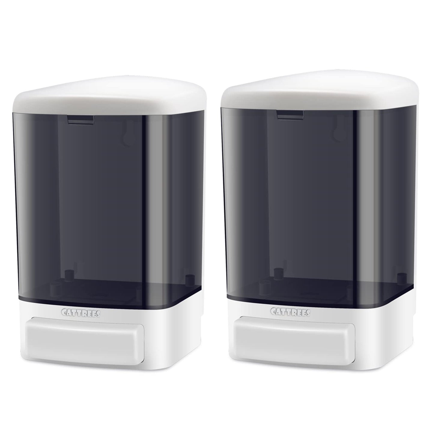 CATTREES Manual Soap Dispenser, Commercial Soap Dispenser Wall Mounted for Bathroom Kitchen Hotel,Hand Sanitizer Dispenser Wall Mounted Liquid Gel -2 Pack Manual 1000ml/33oz