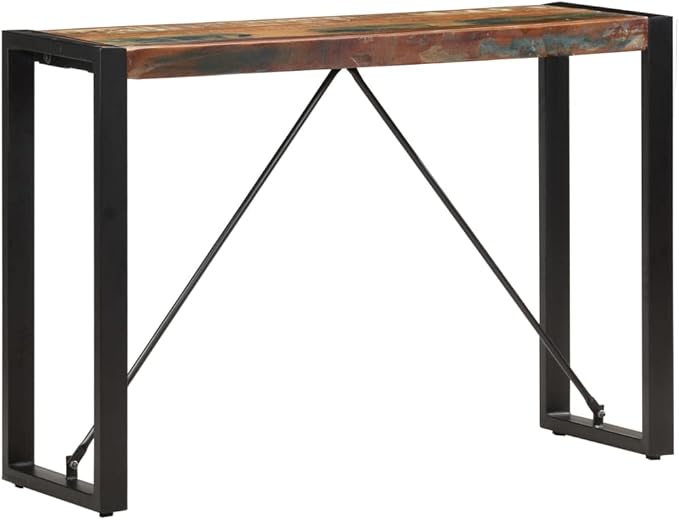 SKM Console Table 110x35x76 cm Solid Reclaimed Wood