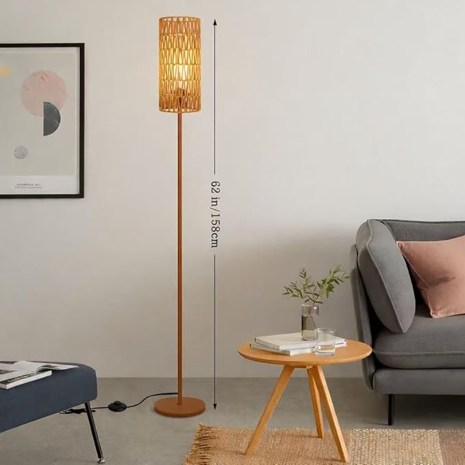 Ruiever Floor Lamp for Living Room, Farmhouse Floor lamp, Modern Standing lamp