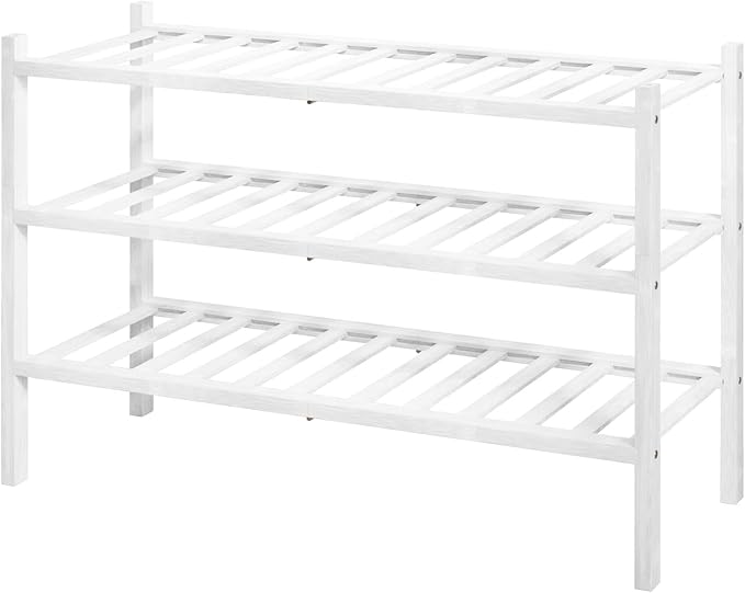 Kitsure Bamboo Wooden Shoe Rack