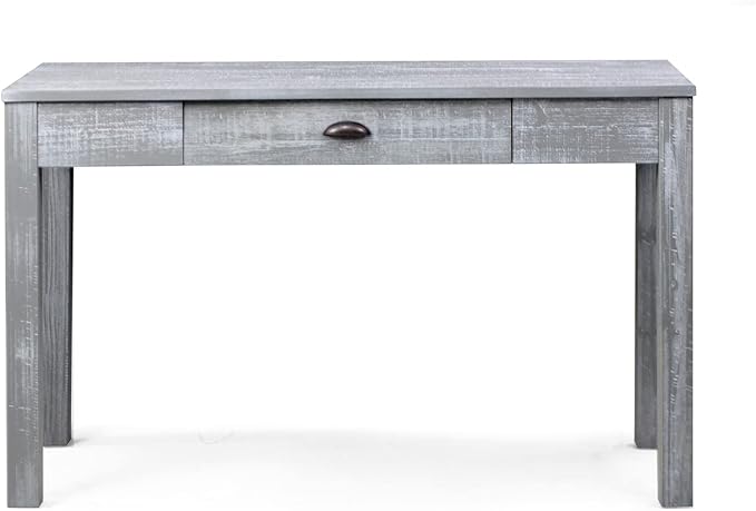Grain Wood Furniture Montauk Desk/Dressing Table, Rustic Grey