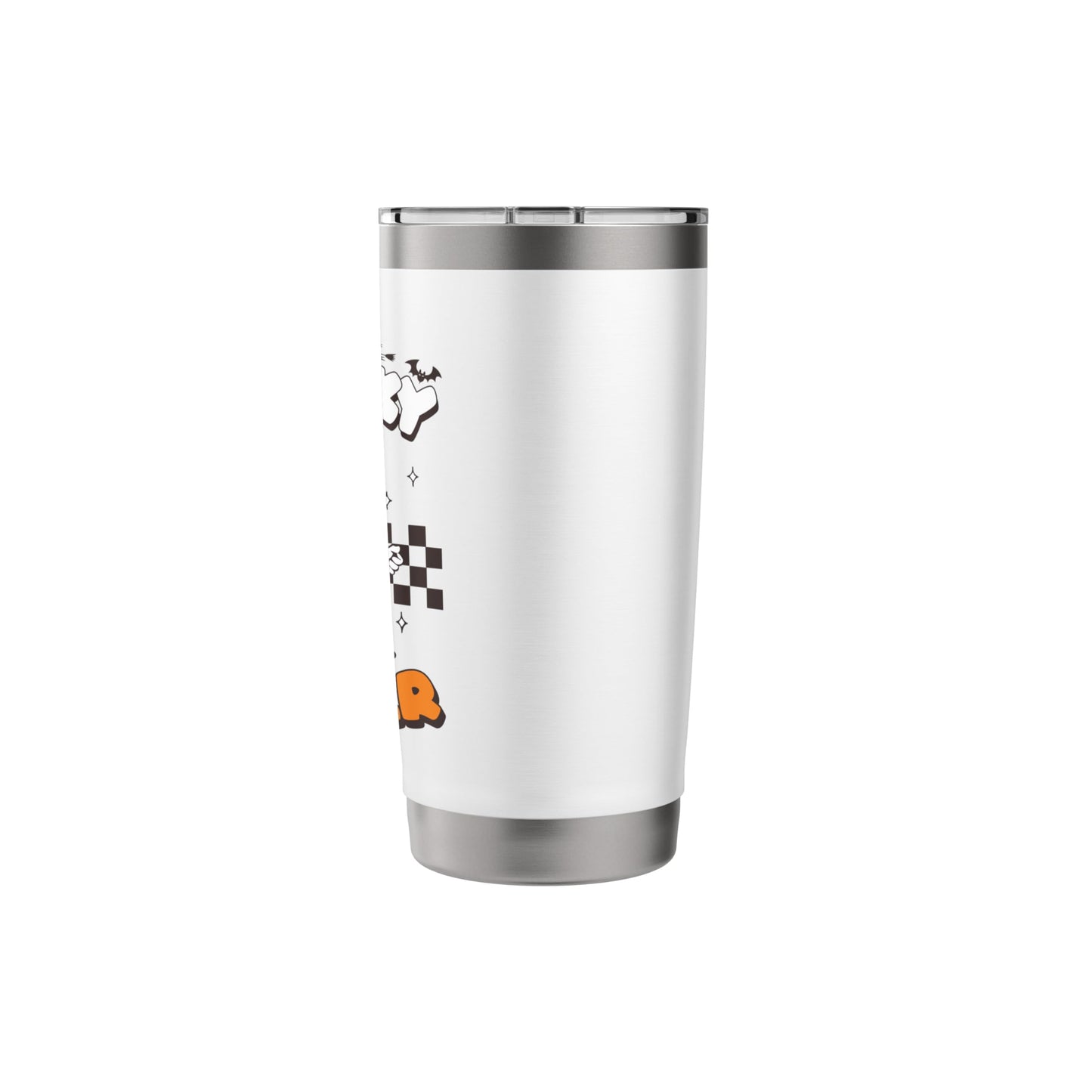 Spooky Sister Halloween Ghost Costume Retro Groovy Stainless Steel Insulated Tumbler