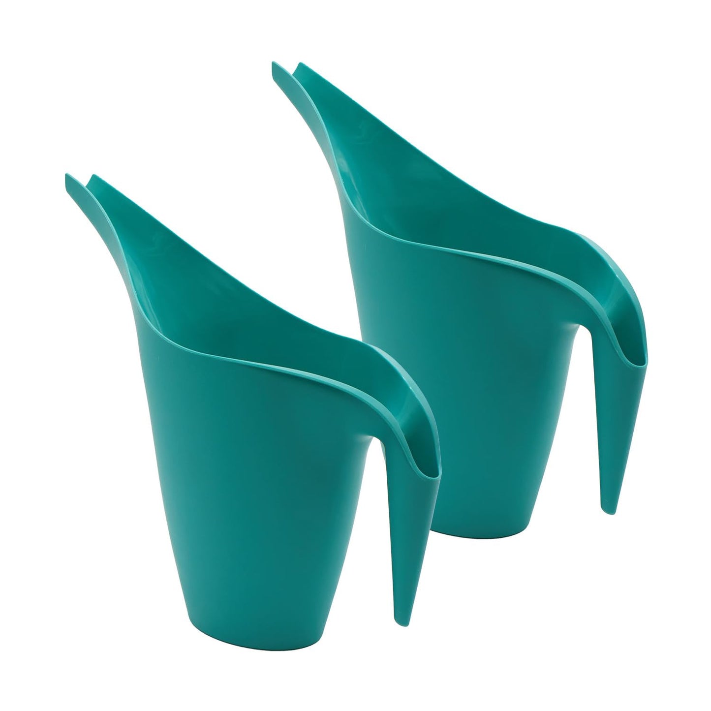 The HC Companies 1/2 Gallon Essential Watering Can for Indoor Outdoor Plants, Agate Green (Pack of 2)
