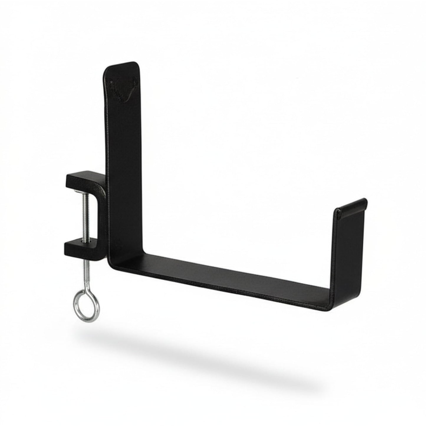 Oakestry Railing Clamp Window Flower Box Brackets Black Adjustable Balcony Planter Holder Steel No Drill Secure Mount Outdoor Indoor