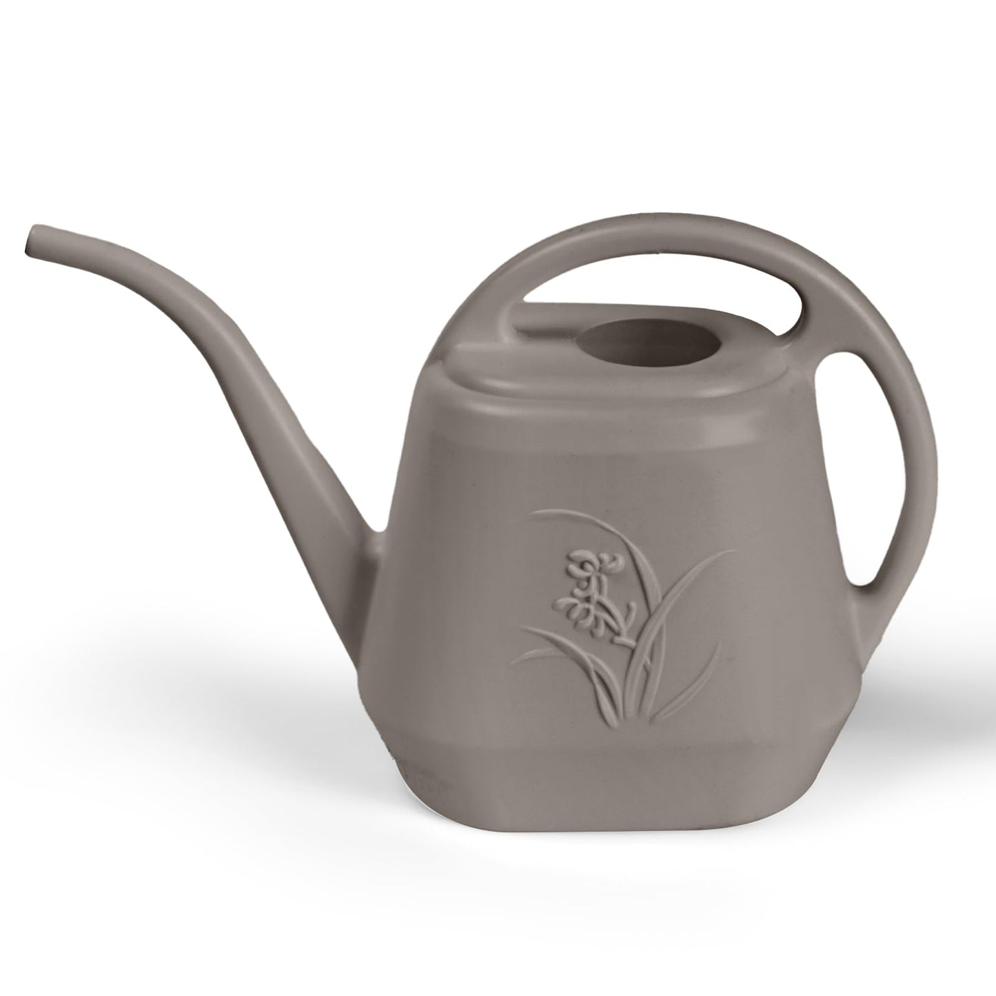 TTAOE GN Plastic Watering Can - for Indoor and Outdoor Plant - 1/2 Gallon - Coffee Color