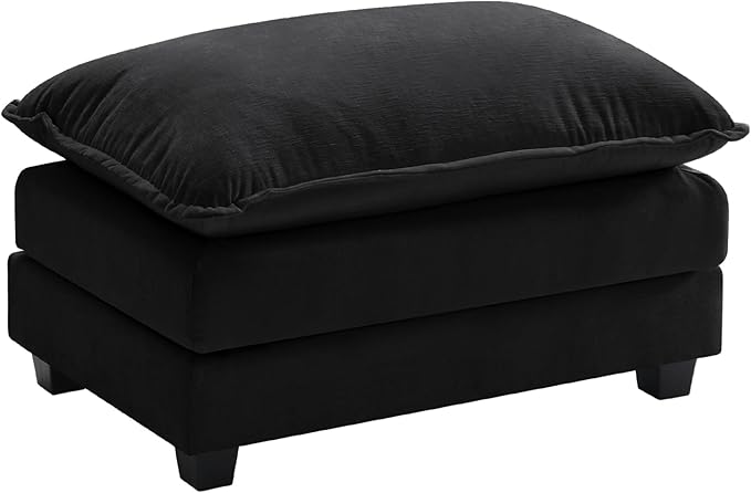 Ihanherry Ottoman for Modular Sectional Cloud Couch, Chenille Deep Seat Sofa