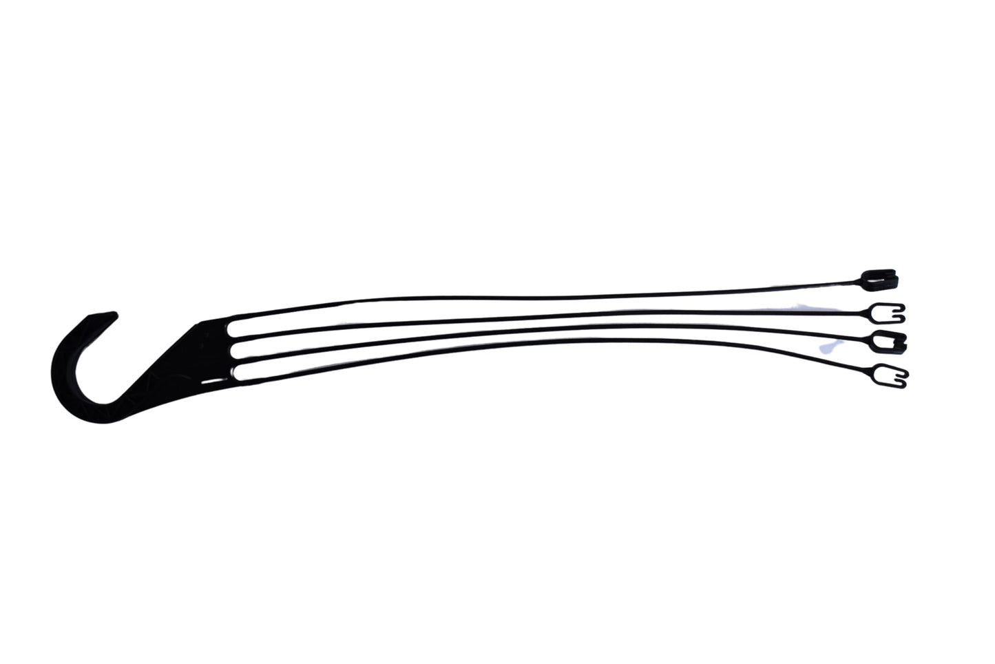 Replacement 4 Strand Plastic Hangers for 12" Hanging Baskets - Set of 5 (Black)