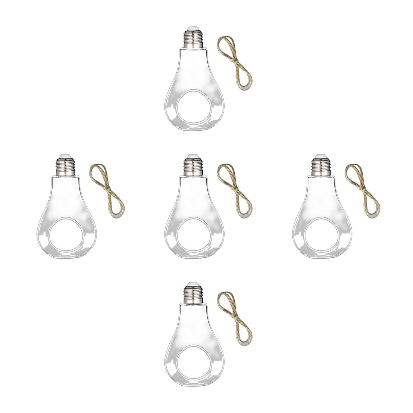 BEIYINAI Bulb Shaped Hydroponic Glass Vase Plant Flower Fish for Tank Terrarium for Creative Art Flower Glass Vase Hanging Plant Bulbs