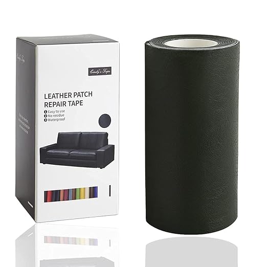 Leather Repair Tape kit Self Adhesive Patch Heavy Duty Retro Blackish Green 4 x