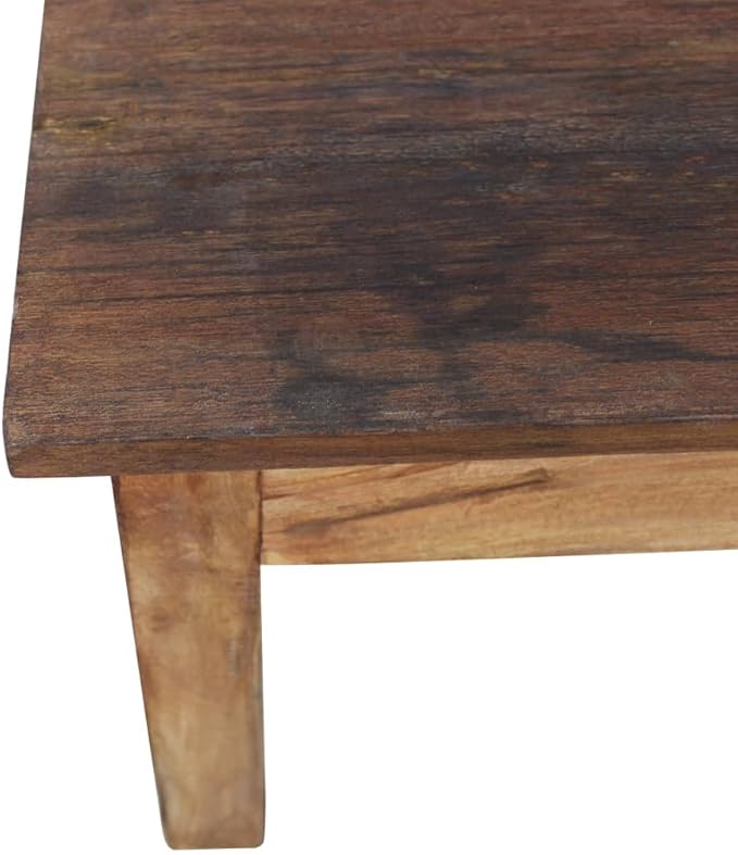 Coffee Table Solid Reclaimed Wood 38.6"x28.7"x17.7", End Tables, Living Table