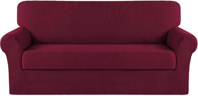 Turquoize Stretch Sofa Slipcover 2 Pieces Sofa Cover Couch Cover