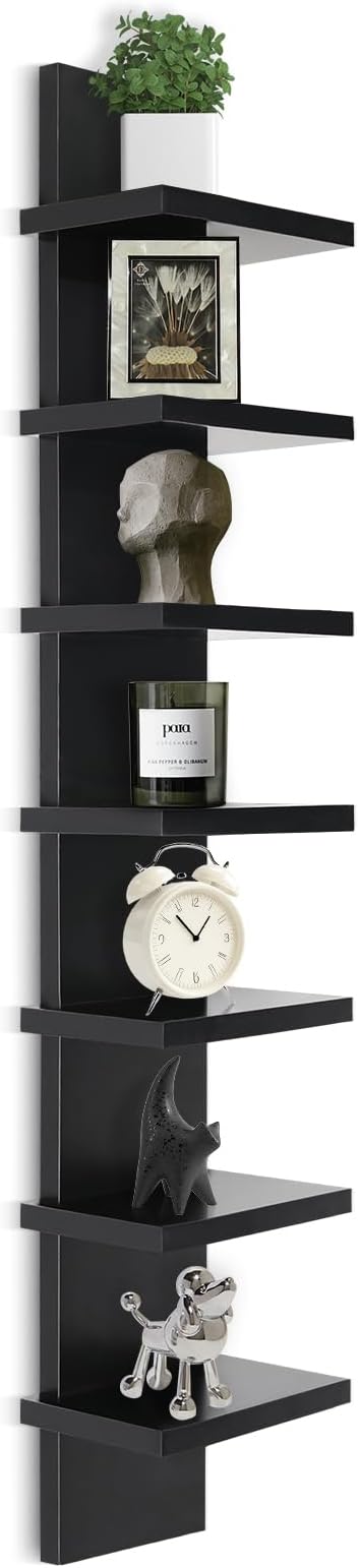 Homaterial 7 Tier Vertical Wall Shelf