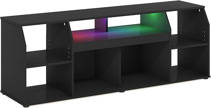 Furinno Jaya TV stand for up to 65 Inch TV, Gaming Enterteinment Center