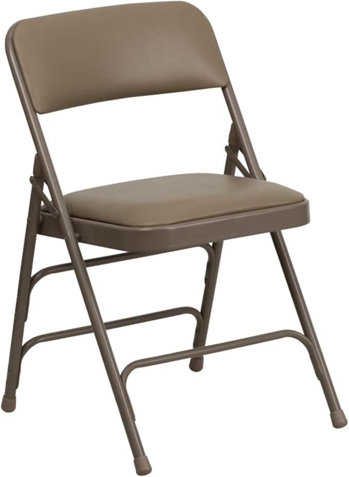 Flash Furniture 4 Pack HERCULES Series Curved Triple Braced & Double Hinged