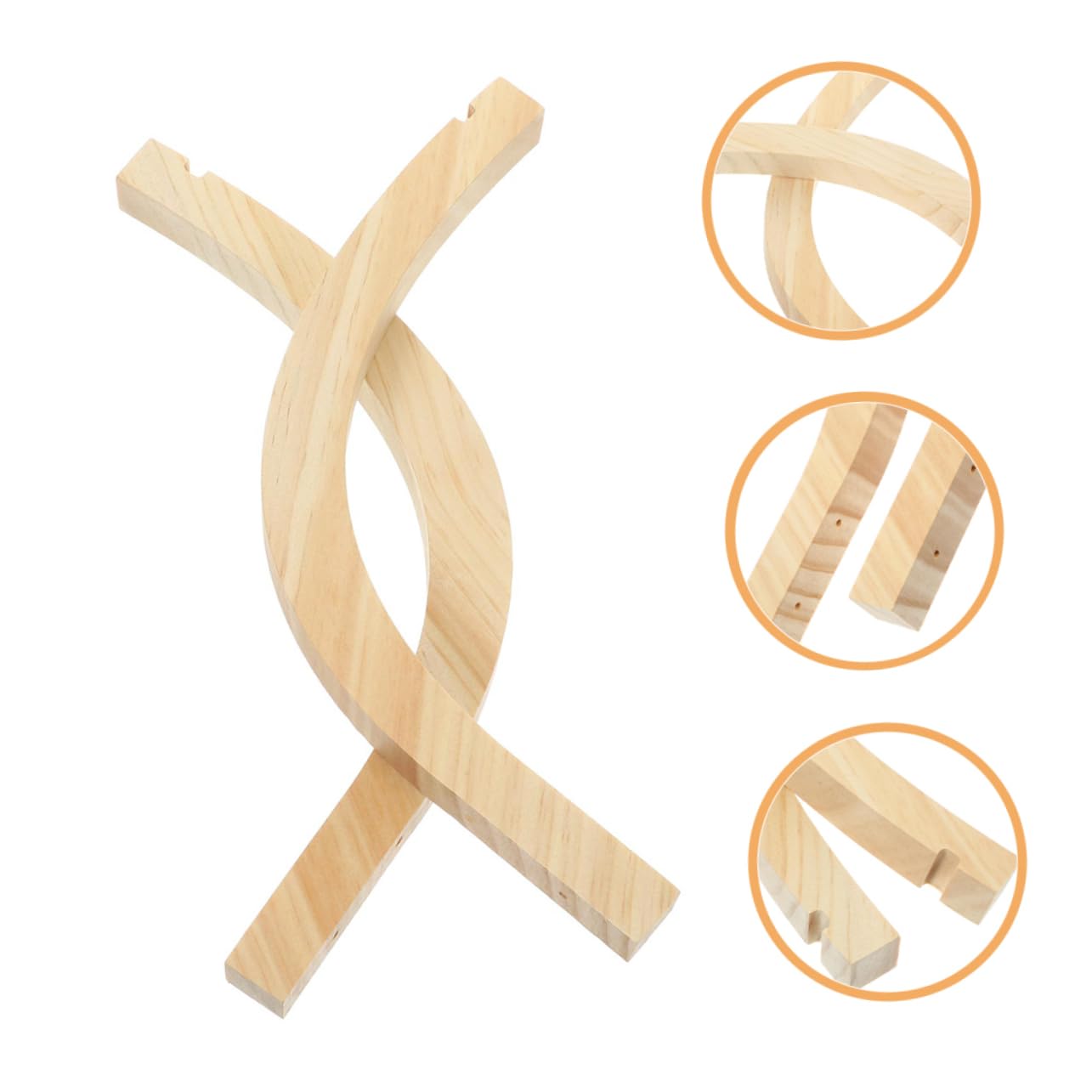Abaodam 2pcs Wooden Wall Hooks for Plant Hangers Indoor Outdoor Decorative Plant Hooks Strong Load-Bearing Capacity for Garden Patio Home