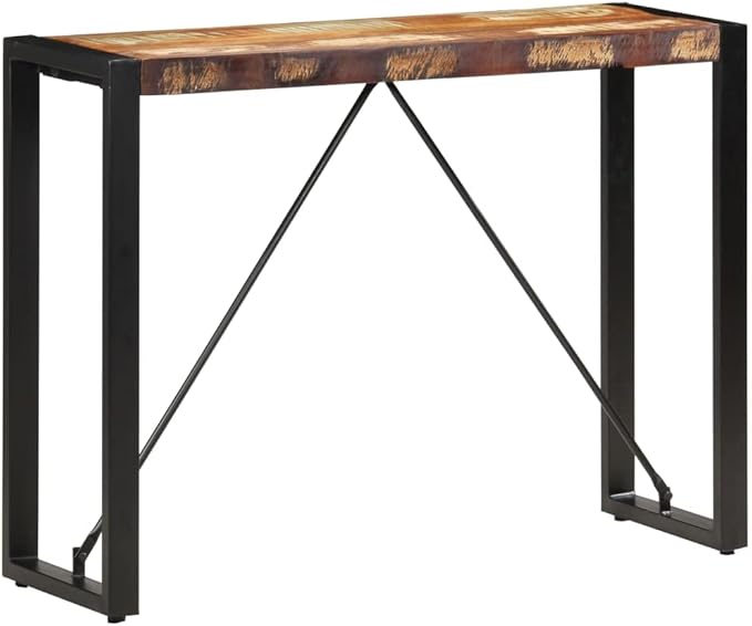 SKM Console Table 110x35x76 cm Solid Reclaimed Wood