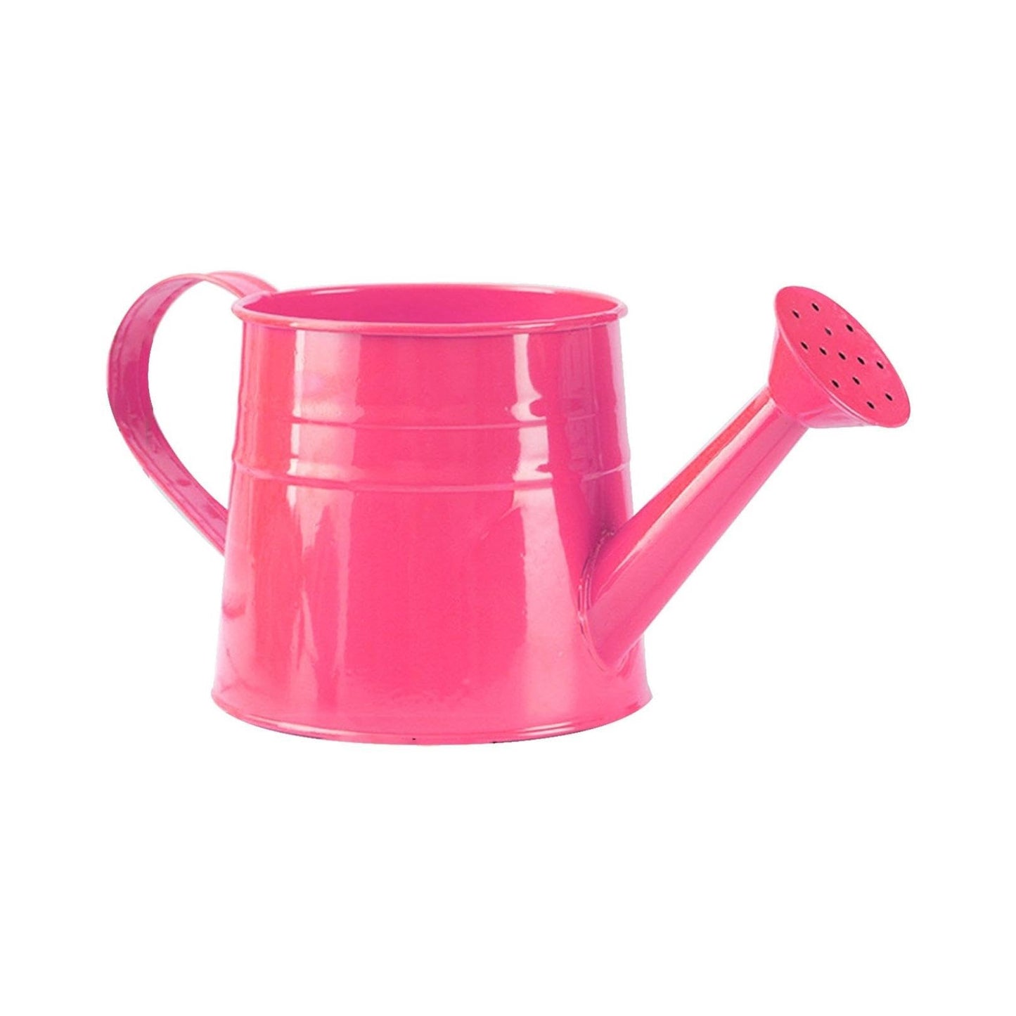 Watering Can, 1L Metal Flower Garden Watering Can, Lightweight Durable Decorative Gardening Tool for Outdoor Indoor Plants Lawn Garden (Dark Pink)