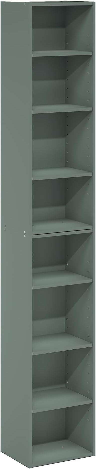 Furinno PASIR Book Shelf, 8-Tier Separable Tall Bookshelf, Stackable Bookcase