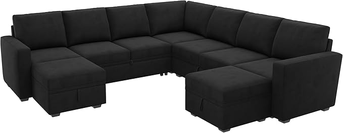 HONBAY Modular Sectional Sleeper Sofa