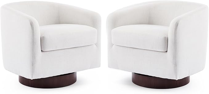 VINGLI 360°Swivel Accent Chairs Set of 2