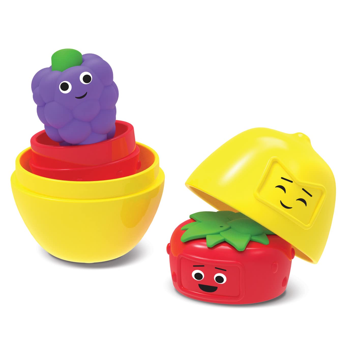 Learning Resources Big Feelings Nesting Fruit Friends - Fine Motor Toys, Social Emotional Skills Regulation Tools for Kids, Gifts for Boys and Girls, Classroom Must Haves, Occupational Games