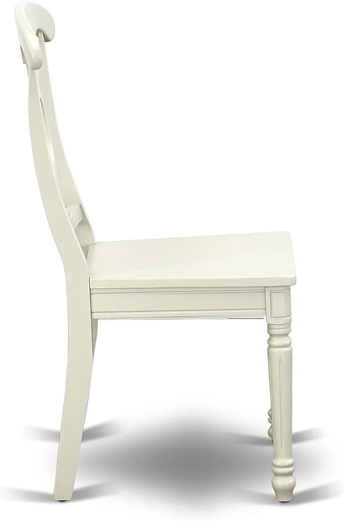 East West Furniture KEC-LWH-W Kenley Dinette Chairs