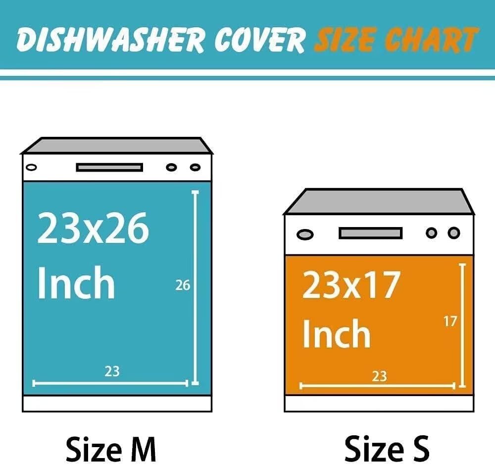 White Flower Sticker Dishwasher Cover, Magnet Halloween Fridge Magnet, Halloween Pumpkin Vinyl Panel Decal, Pumpkin Kitchen Decor, Home Appliance Magnet 23" x 26" Magnetic