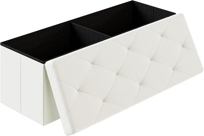 Sweetcrispy 43 Inches Folding Ottoman