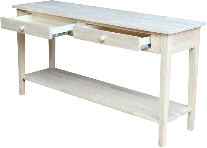IC International Concepts Spencer Server Extended Length Console Table