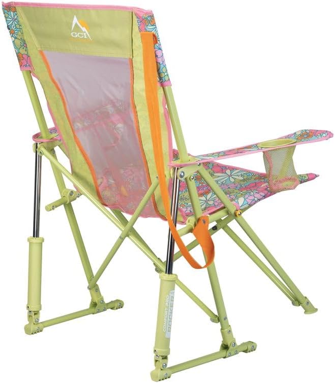 GCI Outdoor Comfort Pro Rocker Camping Chair | Portable Folding Rocking Chair