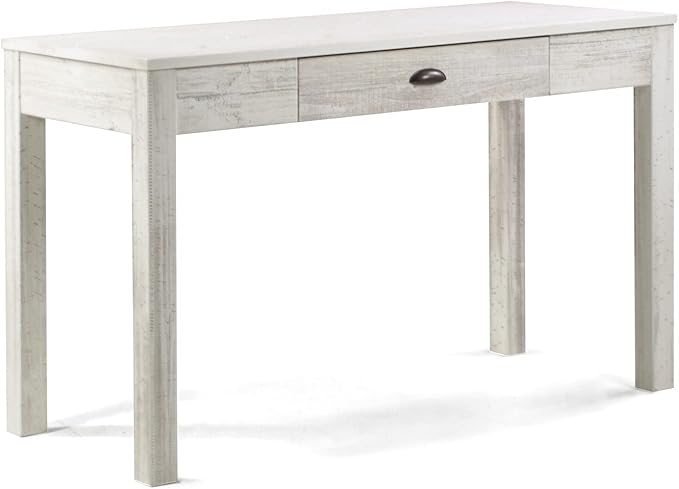 Grain Wood Furniture Montauk Desk/Dressing Table, Rustic Off-White