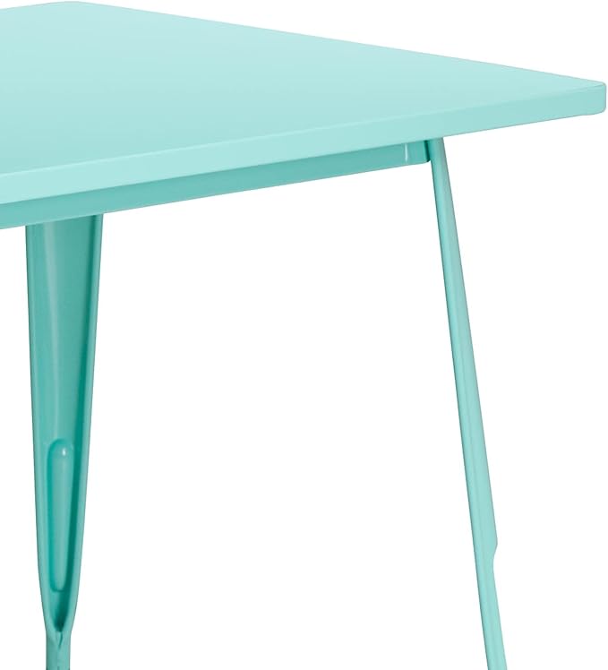 Flash Furniture Charis Commercial Grade 31.5" x 63" Rectangular Mint Green