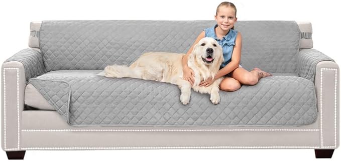 Sofa Shield® Couch Slip Covers for Dogs, Reversible Furniture Protector