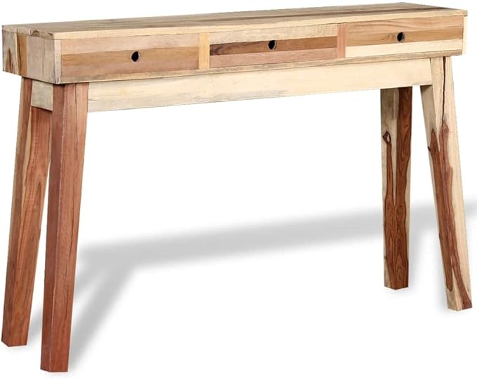 SKM Console Table Solid Reclaimed Wood